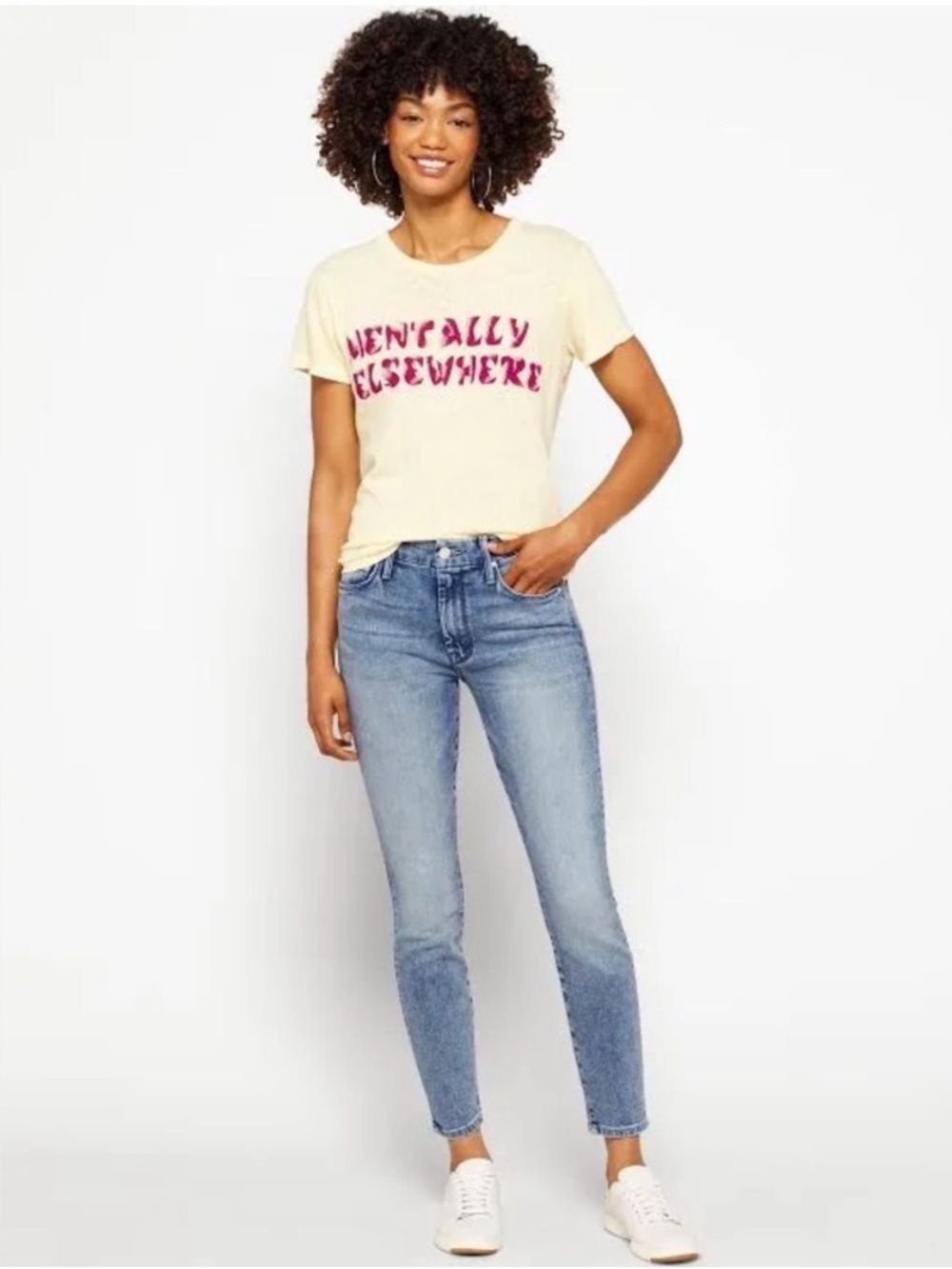 Mother The Looker Ankle Jeans Twice Shy High-Rise Skinny Medium Blue size 30